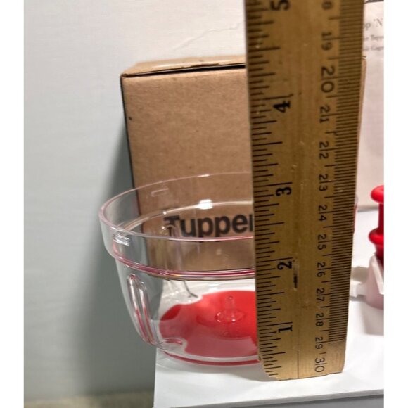 Tupperware Chop N Prep Chef Food Chopper New Red - Picture 5 of 6